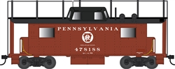 Bowser 42511 HO PRR Class N8 Steel Center-Cupola Caboose Pennsylvania 478188 Chesapeake Antenna Circle Key