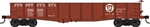 Bowser 42681 HO GS 40' Gondola PRR Circle Keystone 800105