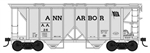 Bowser 42741 HO 70-Ton Covered Hopper Ann Arbor #26