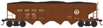 Bowser 43053 HO Class H21a 4-Bay Hopper Pennsylvania Railroad 412490
