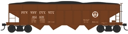 Bowser 43053 HO Class H21a 4-Bay Hopper Pennsylvania Railroad 412490