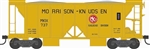 Bowser 43117 HO 70 Ton 2 Bay Ballast Hopper MKIX 737