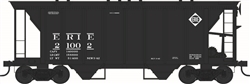 Bowser 43259 HO 70-Ton 2-Bay Covered Hopper w/Closed Sides Erie #21002