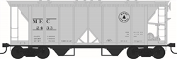 Bowser 43277 HO 70-Ton 2-Bay Covered Hopper w/Open Sides Maine Central #2433