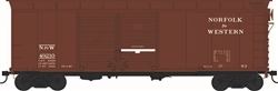 Bowser 43312 HO X31 B2 Double-Door Round Flush Roof Boxcar Norfolk & Western #49239