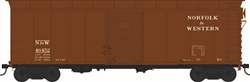 Bowser 43313 HO X31 B1 Double-Door Round Flush Roof Boxcar Norfolk & Western #46452