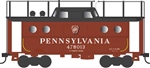 Bowser 43401 HO PRR Class N5C Steel Cabin Car Caboose Pennsylvania Railroad #478016