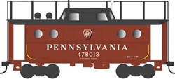 Bowser 43401 HO PRR Class N5C Steel Cabin Car Caboose Pennsylvania Railroad #478016
