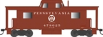 Bowser 43410 HO PRR Class N8 Steel Center-Cupola Cabin Car Caboose Pennsylvania Railroad #478025