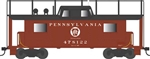 Bowser 43412 HO PRR Class N8 Steel Center-Cupola Cabin Car Caboose Pennsylvania Railroad #478122 Trainphone