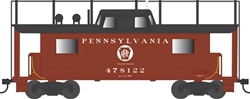 Bowser 43413 HO PRR Class N8 Steel Center-Cupola Cabin Car Caboose Pennsylvania Railroad #478142 Trainphone