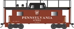 Bowser 43416 HO PRR Class N8 Steel Center-Cupola Cabin Car Caboose Pennsylvania Railroad #478140 Trainphone