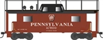 Bowser 43419 HO PRR Class N8 Steel Center-Cupola Cabin Car Caboose Pennsylvania Railroad #478158 Trainphone