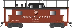 Bowser 43419 HO PRR Class N8 Steel Center-Cupola Cabin Car Caboose Pennsylvania Railroad #478158 Trainphone