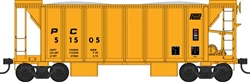 Bowser 43680 HO 70-Ton 2-Bay Ballast Hopper with Side Chutes Ballast Gates Penn Central #51568