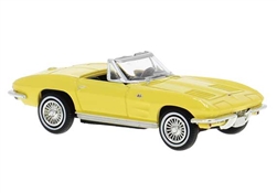 Brekina 18030 HO Chevrolet Corvette C2 Convertible Assembled Top Down