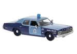 Brekina 18156 HO 1970s Dodge Monaco Assembled Massachusetts State Police 2-Tone Blue