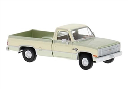 Brekina 19695 HO Chevrolet C10 Pickup Truck Assembled Light Green Ivory