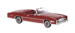 Brekina 19758 HO Cadillac Eldorado Convertible Red