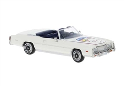 Brekina 19759 HO 1975 Cadillac Eldorado Convertible Assembled Top Down Eagle Graphics