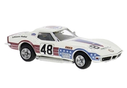 Brekina 19985 HO 1969 Chevrolet Corvette C3 Assembled John Greenwood #48 Sebring 1971