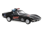 Brekina 19986 HO 1967-1973 Chevrolet Corvette C3 Convertible Assembled D.A.R.E.