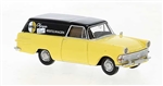 Brekina 20072 HO 1960 Opel P2 Delivery Station Wagon Assembled Opel Snel-Bestelwagen German Lettering