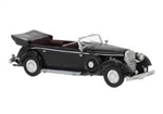 Brekina 21058 HO 1938 Mercedes-Benz 770K Limousine Convertible Assembled Top Down