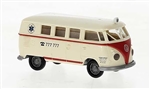 Brekina 31619 HO Volkswagen T1b Passenger Van Assembled Aicher Ambulance German Lettering