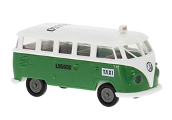Brekina 31856 HO 1960-1963 Volkswagen Samba T1b Passenger Van Assembled Taxi