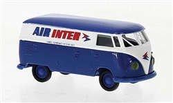 Brekina 32762 HO 1960-1963 Volkswagen T1b Kasten Cargo Van Assembled AirInter Gelbe Scheinwerfer