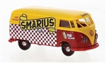 Brekina 32768 HO 1960-1963 Volkswagen T1b Kasten Cargo Van Assembled Smarius  Dutch Lettering