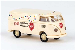 Brekina 32776 HO 1960-1963 Volkswagen T1b Kasten Cargo Van Assembled Nolke Dauerwurst  German Lettering