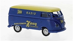 Brekina 32784 HO 1960-1963 Volkswagen T1b Kasten Cargo Van Assembled Saba-Radio French Lettering