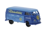 Brekina 32794 HO 1960-1963 Volkswagen T1b Kasten Cargo Van Assembled Rheinelektra German Lettering