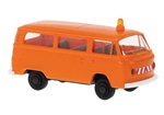 Brekina 33163 HO 1973-1979 Volkswagen Kombi T2 Passenger Van Assembled City Works Department Economy