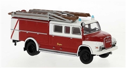 Brekina 45102 HO 1965 MAN 450 HA TLF 16 Fire Truck Assembled Hessen Gernany Fire Department German Lettering