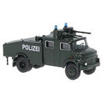 Brekina 47181 HO Mercedes-Benz LA 1113 Wasserwerfer 4000L Water Cannon Assembled Berlin Germany Police