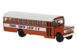 Brekina 61337 HO 1960s-1970s Dodge S 600 Bus Assembled Trans Santa Lucia