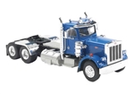 Brekina 85720 HO 1973 Peterbilt 359 Day-Cab Tractor Assembled Blue