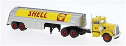 Brekina 85762 HO Peterbilt 281 Truck & Tanker Shell