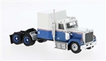 Brekina 85781 HO Chevy Bison White/Blue Dual Rear