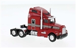 Brekina 85935 HO Kenworth T600 Red/Brown