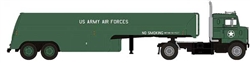 Brekina 85957 HO Kenworth Bullnose US Army w Tanker