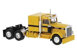 Brekina 86254 HO Kenworth W900 Semi Tractor w/Sleeper Cab Assembled CAT