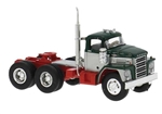 Brekina 86303 HO 1960-1976 Dodge LCF Semi Tractor Only Assembled Black Gray Red
