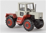 Brekina 91371 HO 1975 Mercedes-Benz Trac 800 Farm Tractor Assembled Starmada Signal Red
