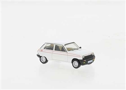 Brekina PCX870511 HO Renault 5 Alpine White