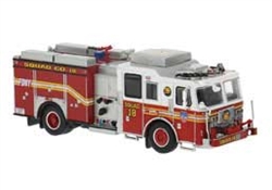 Brekina PCX870841 HO 2013 Seagrave Attacker Fire Truck Assembled Fire Department of New York FDNY Manhattan