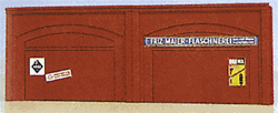 Brawa 2882 HO Arcade Arched Walls w/ Enclosed Windows Pkg 2